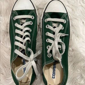 Hunter green converse